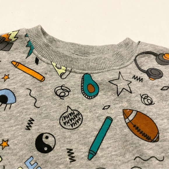 Cat and Jack Baby Graphic Sweatshirt Size 18 Months Sweater - Picture 16 of 16